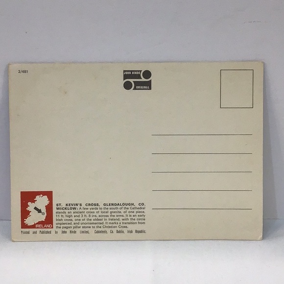 St Kevin’s Cross Ireland vintage postcard - Picture 2 of 4